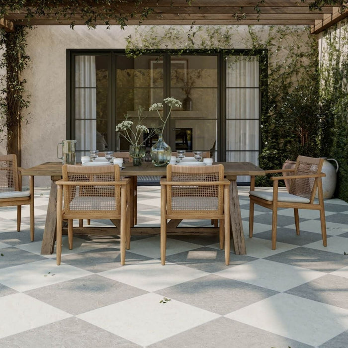 Small Terrace Ideas With Outdoor Tile and Pavers
