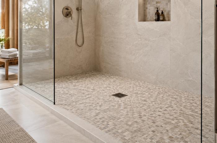 What Should You Consider When Designing a Shower Floor with Mosaic Tile?