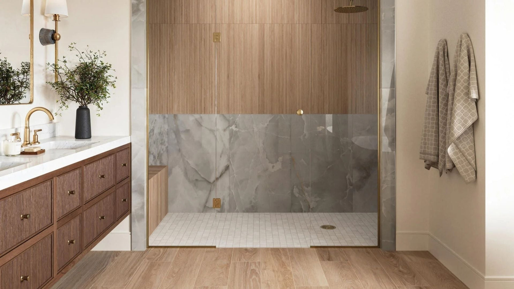Best Marble Tile Sizes for Small Bathrooms