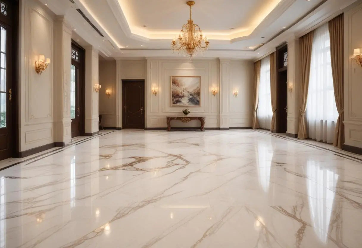 Types of marble flooring