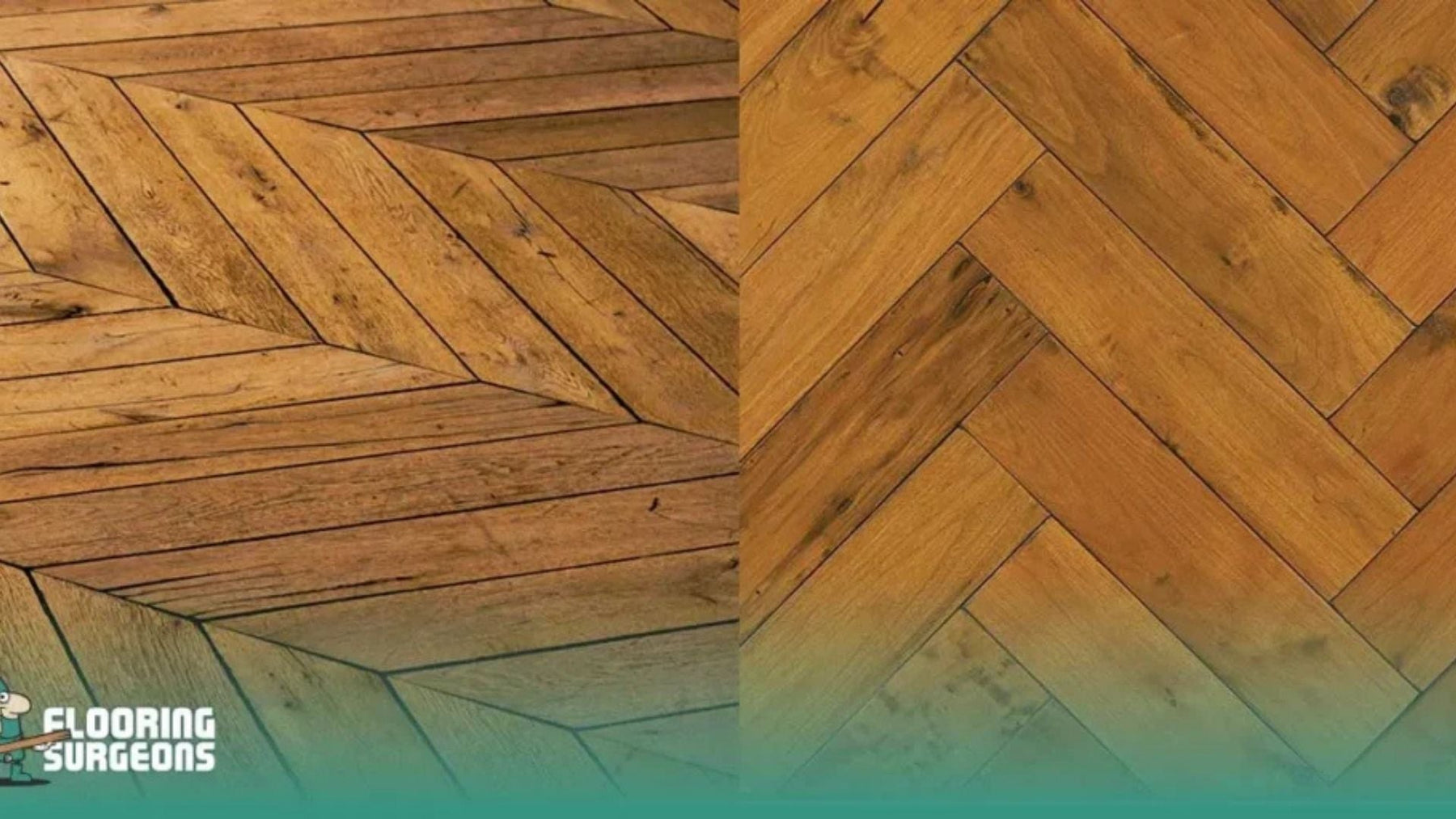 Chevron vs Herringbone Hardwood Floors