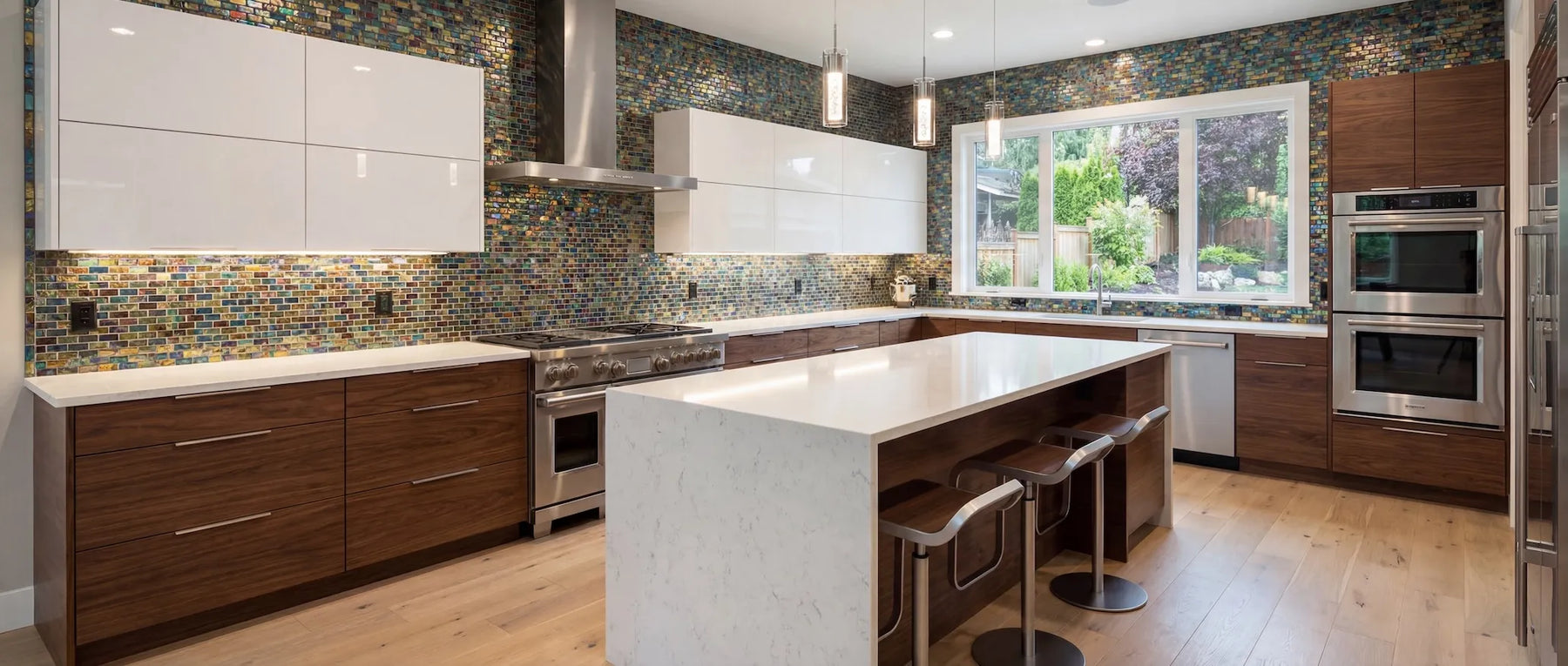 kitchen backsplash material and color selection guide
