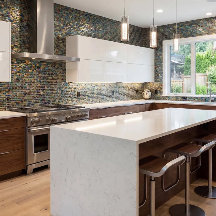 kitchen backsplash material and color selection guide