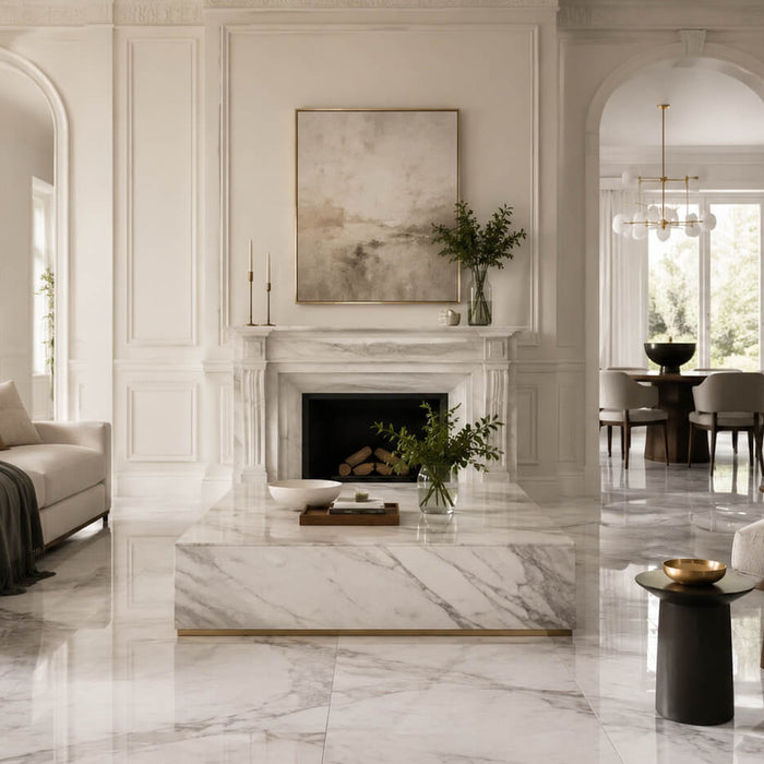 How to Balance Classic and Modern Interiors with Marble Tile