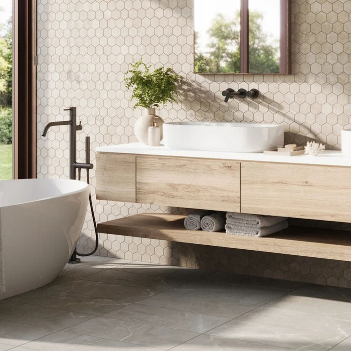 Hexagon vs Penny Round Mosaic Tile: Best Uses