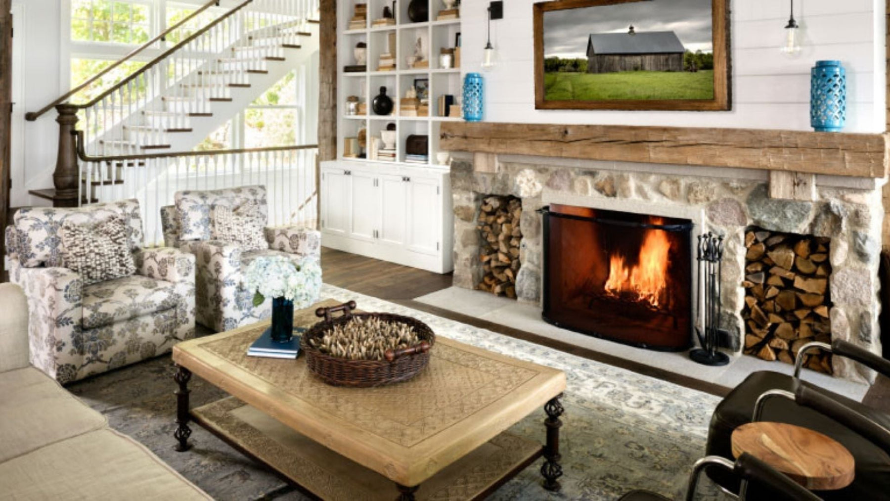 Rustic Natural Stone Design Ideas for Warm Interiors
