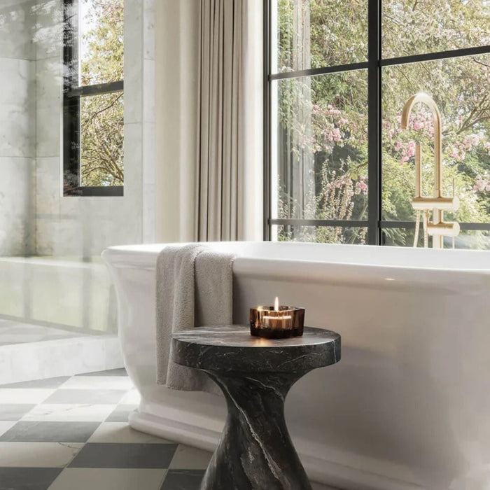 How to Choose Beige, White, and Gray Stone Tones for a Spa-Like Bathroom