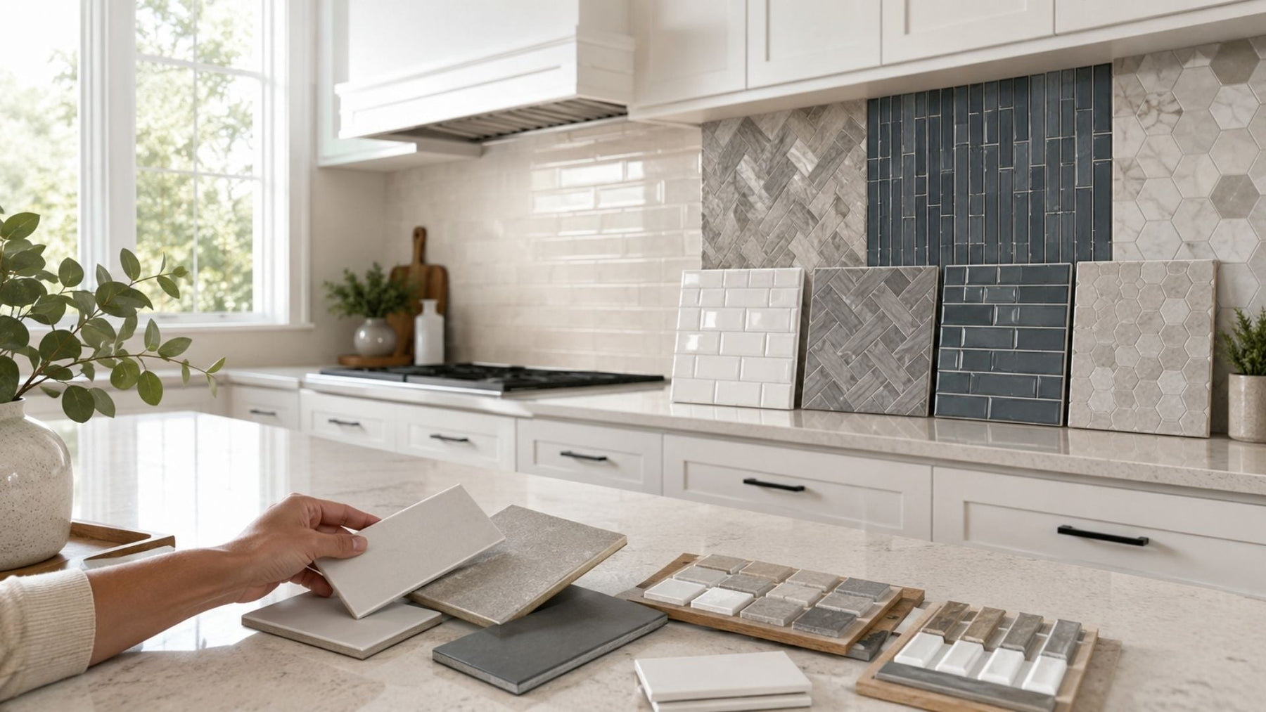 How to Choose Ceramic Tile Backsplash Color & Size