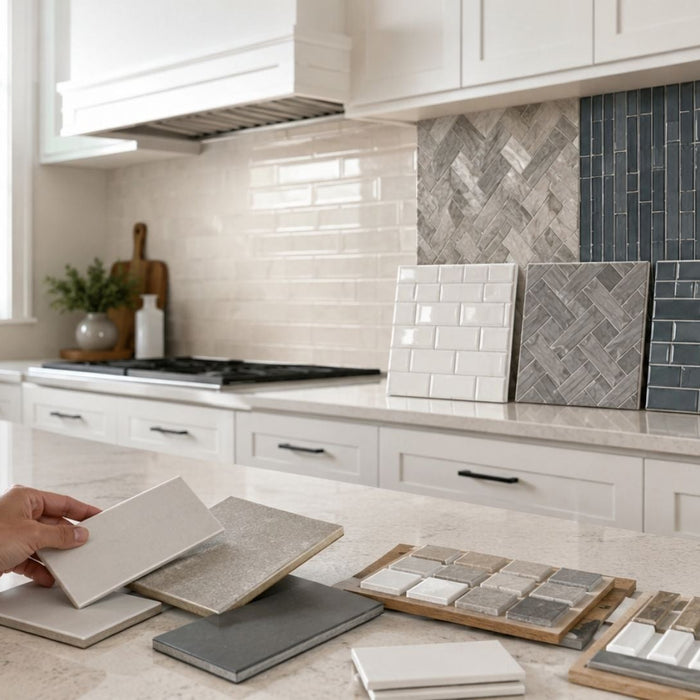 How to Choose Ceramic Tile Backsplash Color & Size