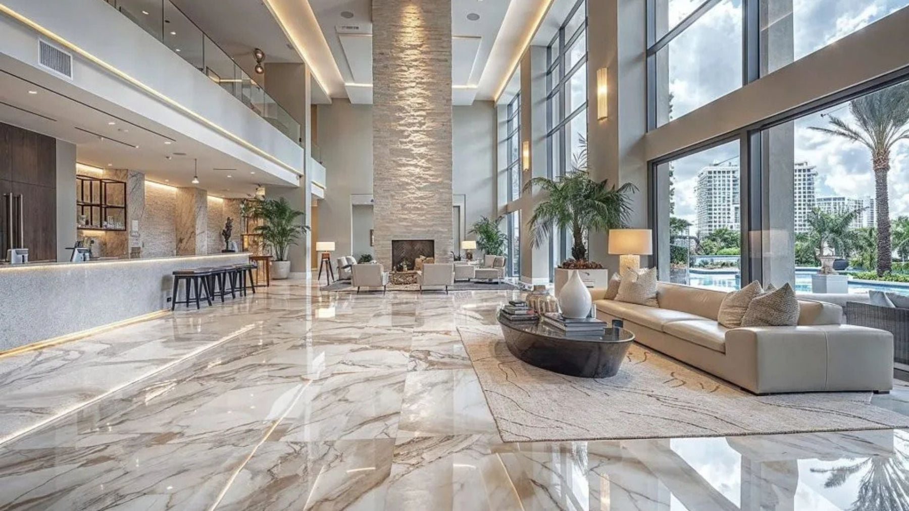 How to Choose Premium Stone Flooring for a Hotel Lobby?