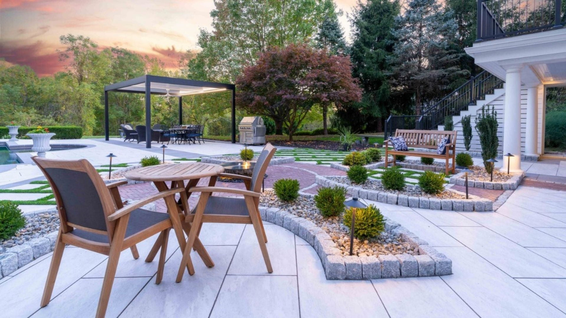 How to Use Large Format Pavers in Modern Backyard Design