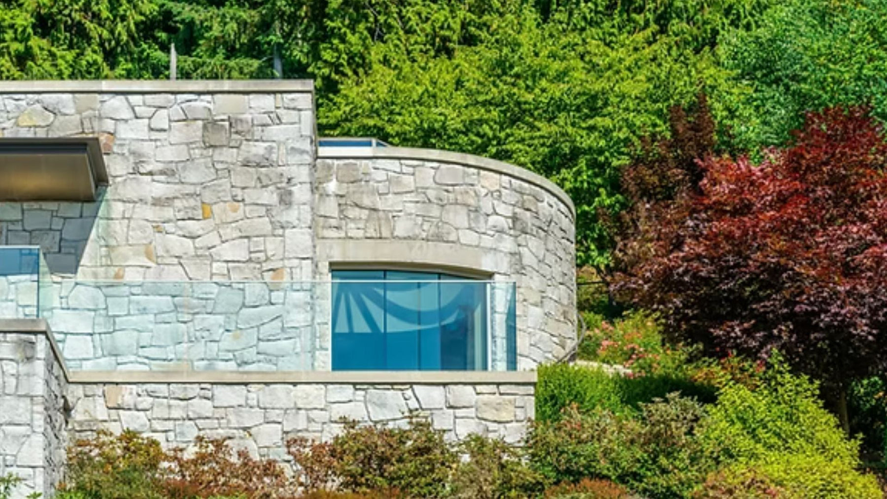 Outdoor natural stone patio surface selected for weather resistance and safe traction