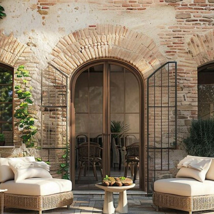 Ivory Travertine Outdoor Design: Style & Effect