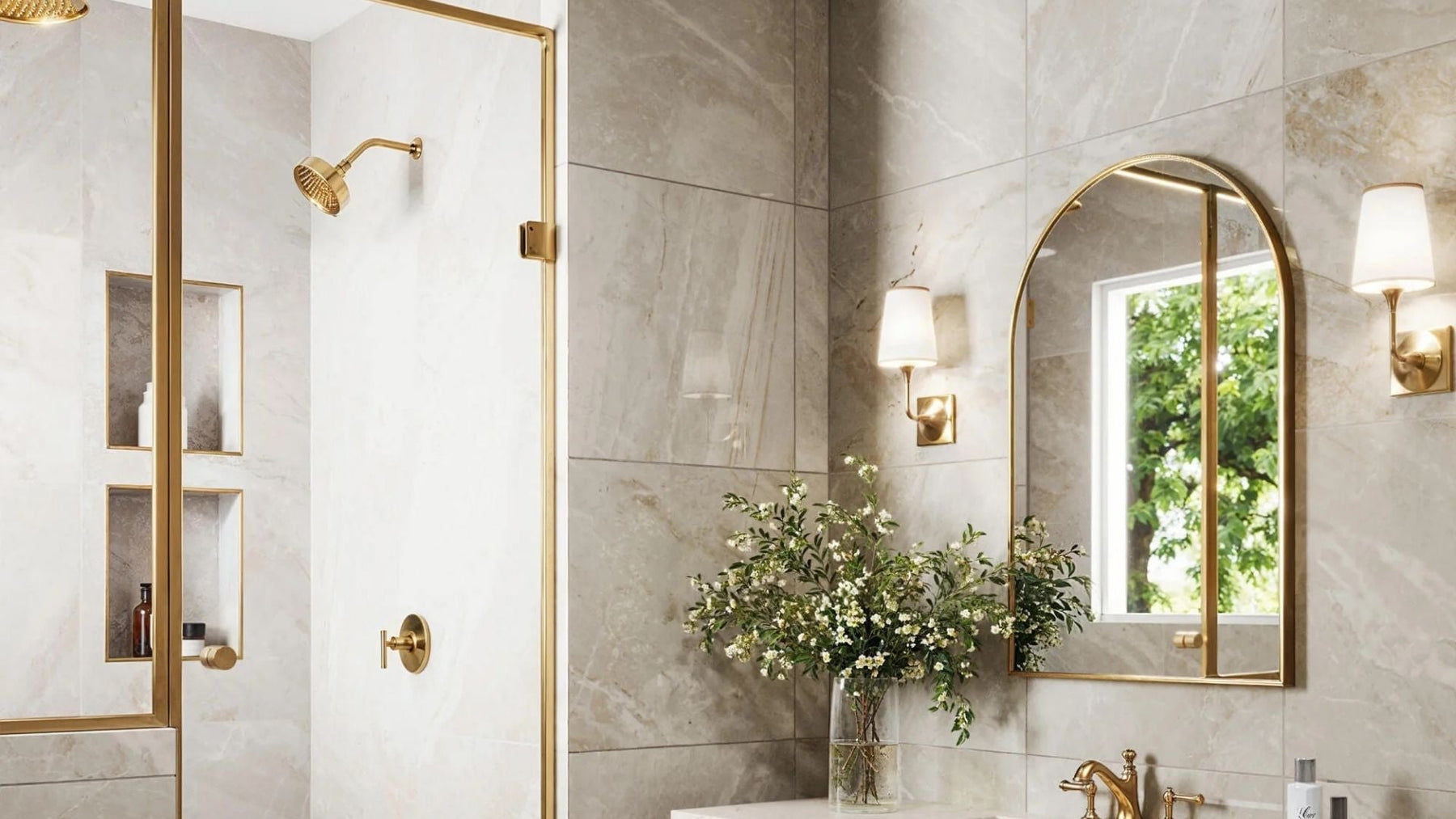 Large Format Porcelain Tile for Small Spaces