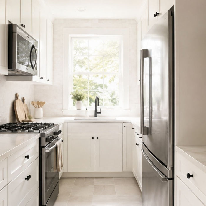 Light-Colored Tile for Small Kitchens: Feel Bigger