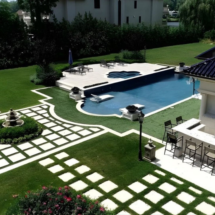 Natural Stone Pavers for Garden Paths