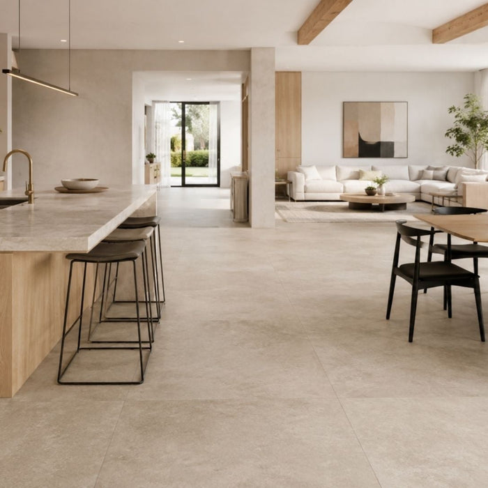 Open-Plan Kitchen Floor Tile: Choosing the Right Color