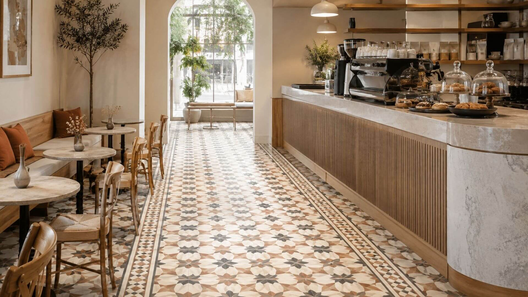  Patterned Tile Cafe Floor: When Does It Work Best?