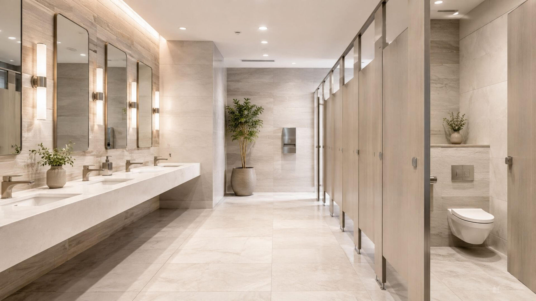 Porcelain Tile for Commercial Restrooms: Benefits