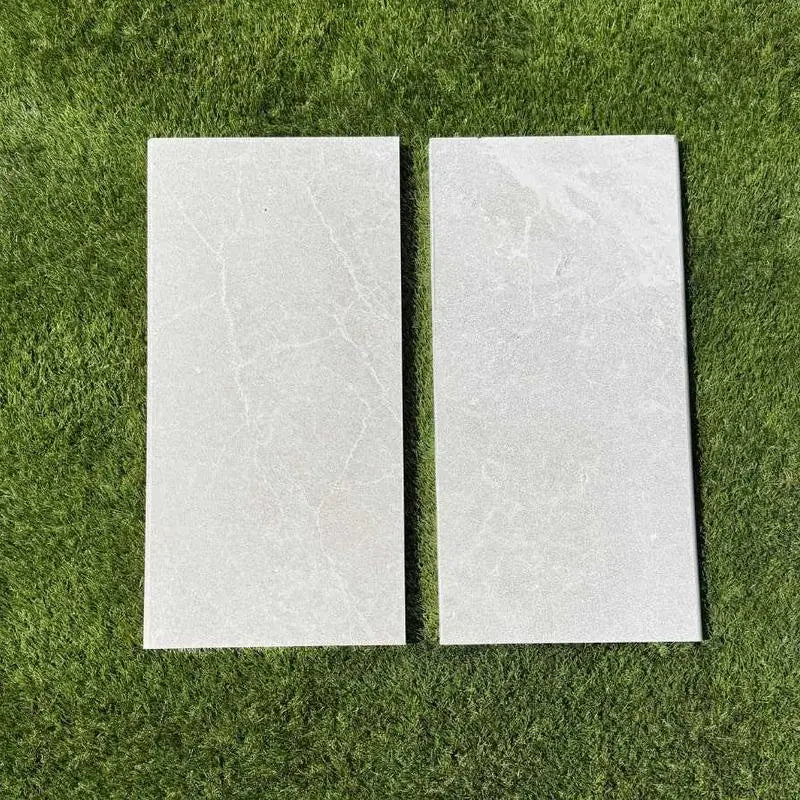 Natural Verona Marble Leather (Sandblasted & Brushed) 12 x 24 x 1.25 Double Bullnose Coping