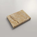 Autumn Leaves Scabos Travertine Tumbled 16 x 24 x 2 Double Bullnose Coping