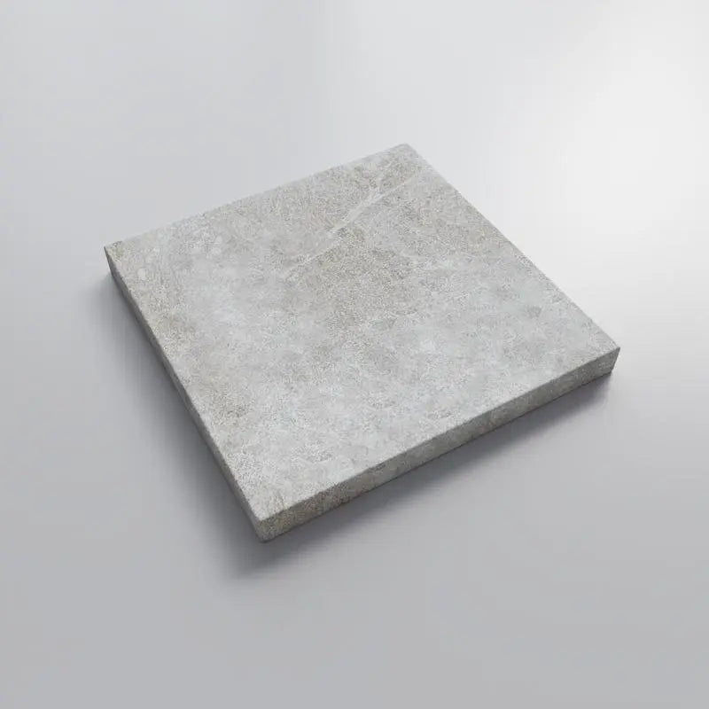 Natural Verona Marble Leather (Sandblasted & Brushed) 24 x 24 x 2 4- Sided Modern Coping