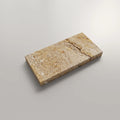 Autumn Leaves Scabos Travertine Tumbled 12 x 24 x 2 Double Modern Coping