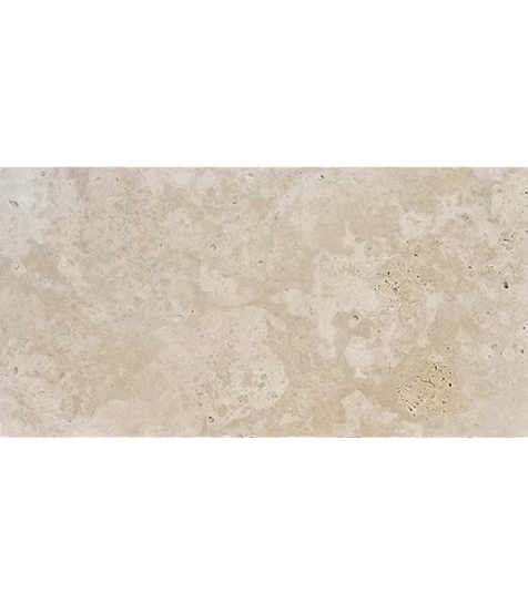 Ivory Cordoba Cream Travertine Tumbled 12 x 24 x 1.25 Paver