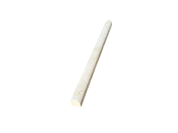 Ivory Travertine Trim 3/4x12      Pencil Liner