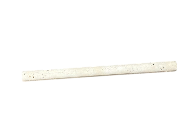 Ivory Travertine Trim 3/4x12      Pencil Liner