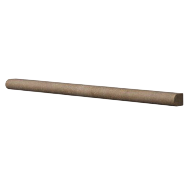 Noce Travertine Trim 3/4x12 Honed, Unfilled     Pencil Liner