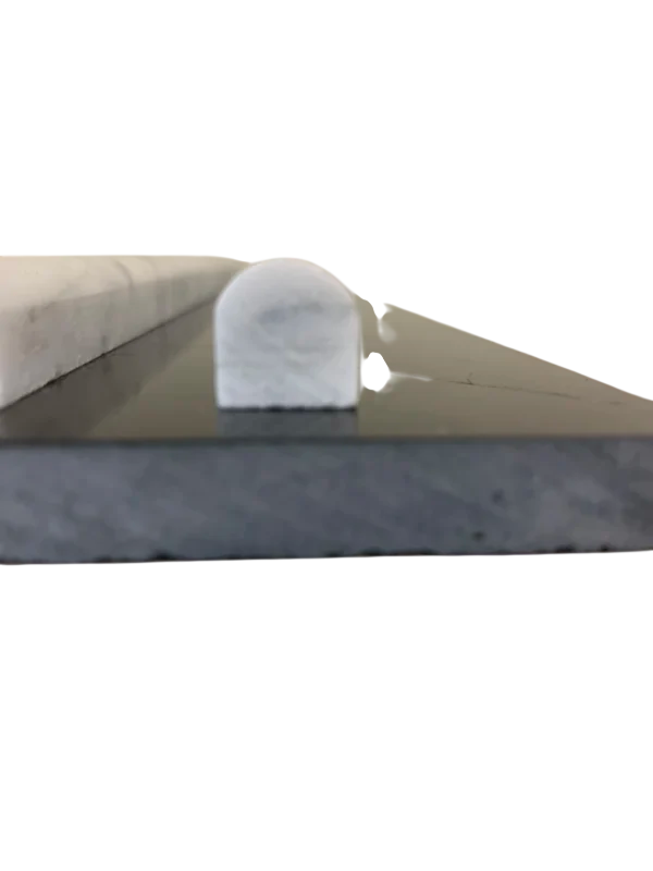 Carrara White Marble Trim 1/2x12 Polished     Pencil Liner