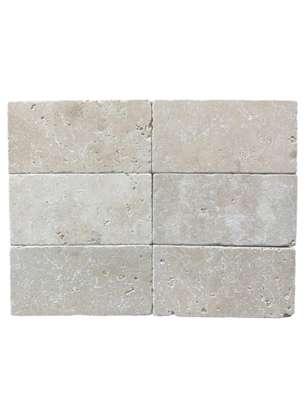 Ivory Travertine Tile 3x6 Tumbled