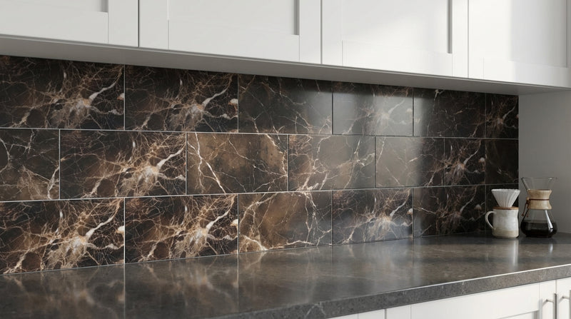 Emperador Dark Marble Tile 3x6 Polished