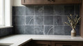 Nero Marquina Marble Tile 6x6 Tumbled