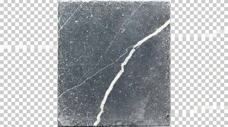 Nero Marquina Marble Tile 6x6 Tumbled