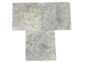 Silver Travertine Tile 6x6 Tumbled