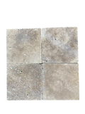 Noce Travertine Tile 6x6 Tumbled