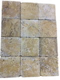 Golden Sienna Travertine Tile 6x6 Tumbled