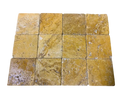 Golden Sienna Travertine Tile 6x6 Tumbled