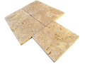 Golden Sienna Travertine Tile 6x6 Tumbled