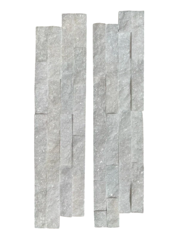 Ice White Marble Ledger Panel 6x24 3/4" Marble Ledger Stone
