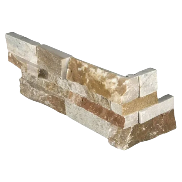 Golden Ray Slate Ledger Corner 6x18x6 3/4" Slate Ledger Stone