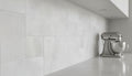 Close-up of White Marble Leather (Sandblasted & Brushed) French Versailles x 1/2 Tile, in White tones.