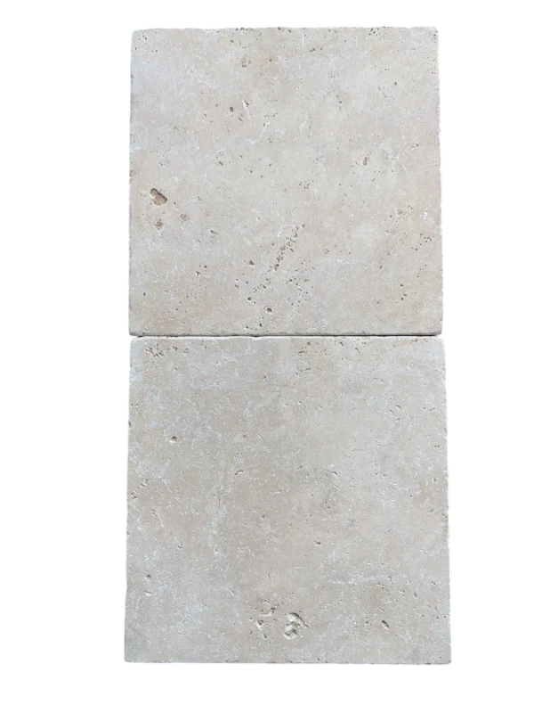 Ivory Travertine Tile 12x12 Tumbled