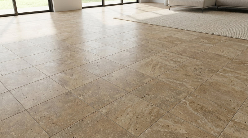 Noce Travertine Tile 12x12 Tumbled