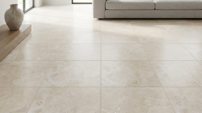 Crema Marfil Select Marble Tile 12x12 Honed