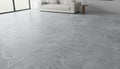 Close-up of Tundra Marble Leather (Sandblasted & Brushed) 16 x 24 x 1/2 Tile, in Tundra tones.