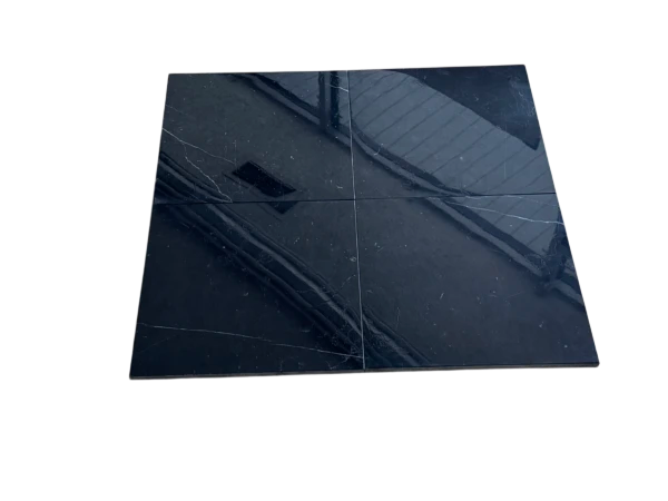Nero Marquina Marble Tile 12x12 Polished