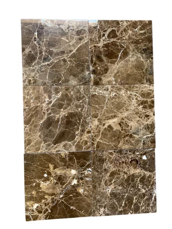 Emperador Dark Marble Tile 12x12 Polished